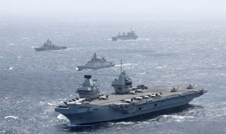 Britannia règne sur les vagues !  De superbes nouvelles images du Royal Navy HMS Queen Elizabeth