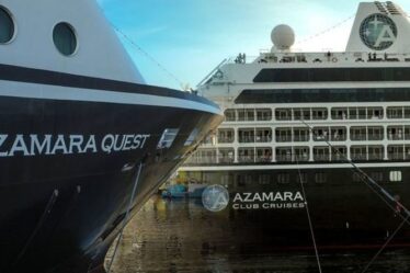 Croisière: le navire Azamara Quest quitte la rivière Clyde après un an de pandémie