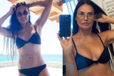 Demi Moore, 58 ans, suscite la frénésie alors qu'elle affiche un physique tonique en bikini lors de vacances en famille