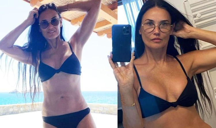 Demi Moore, 58 ans, suscite la frénésie alors qu'elle affiche un physique tonique en bikini lors de vacances en famille