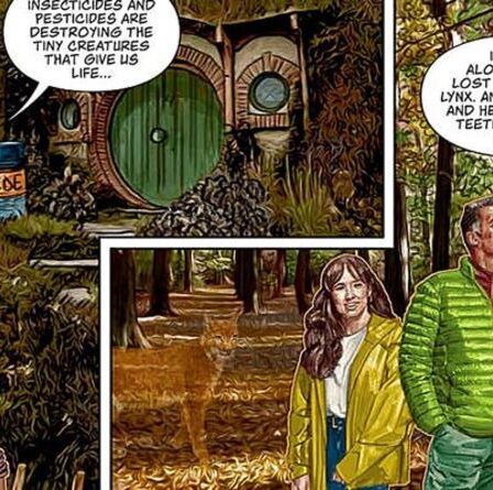 Des célébrités seront présentées dans des histoires de bandes dessinées percutantes mettant en garde contre la crise écologique