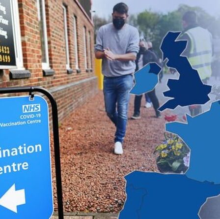 Des graphiques incroyables montrent que la Grande-Bretagne est la tête et les épaules au-dessus de l'Europe pour le déploiement du vaccin Covid