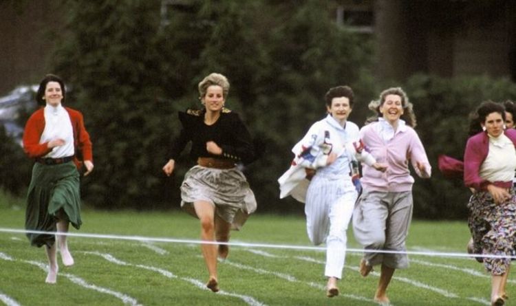 Des images déterrées montrent la princesse Diana, la princesse héroïne, participant à la journée sportive du prince Harry