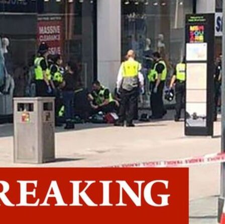 Des policiers blessés dans un "incident majeur" dans un centre commercial