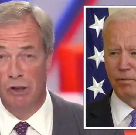 Farage démantèle Biden dans une diatribe fulgurante sur le demi-tour entre les États-Unis et la Russie « Bottez de l'autre pied ! »