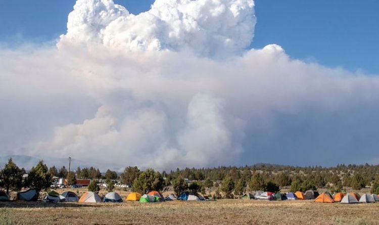 Feux de forêt en Oregon: Inferno dans une zone "plus grande que New York" provoque des "nuages ​​de feu" de plusieurs kilomètres de haut