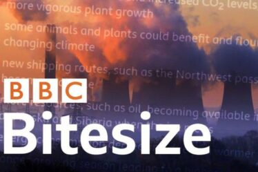 Fury alors que BBC Bitesize répertorie les «impacts positifs» du changement climatique