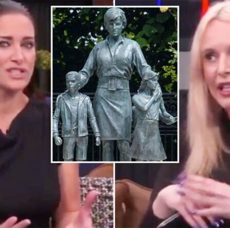 Gallacher et Hutson de GB News ont riposté au contrecoup de la statue de Diana: "Cela incarnait Diana"