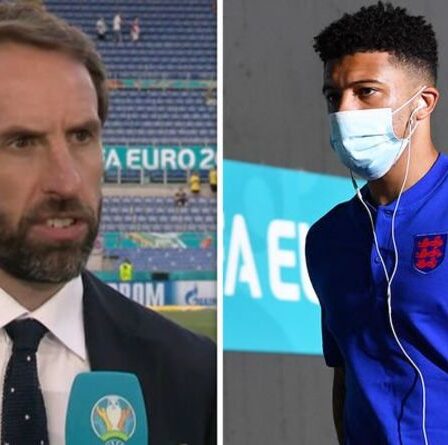 Gareth Southgate explique pourquoi Jadon Sancho commence contre l'Ukraine après le transfert de Man Utd