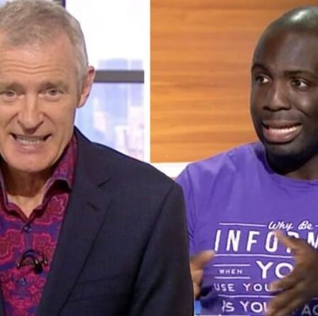 Jeremy Vine coupe Femi Oluwole dans une rangée animée de la Journée de la liberté "Rien d'autre n'a d'importance"