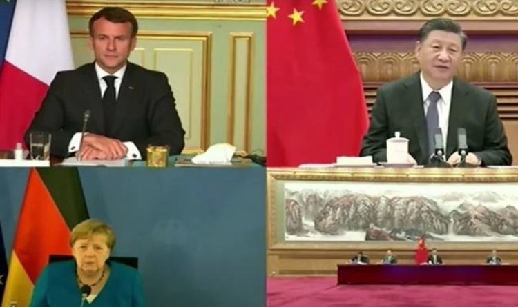 "La Chine et l'UE doivent aller de l'avant" Xi Jinping fait allusion à des liens plus étroits après la réunion Merkel et Macron