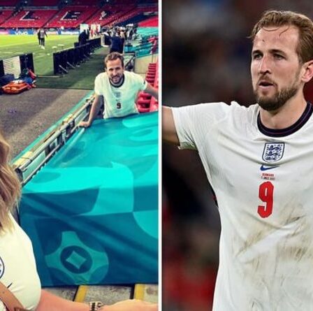 La femme de Harry Kane «en larmes» alors qu'elle rédige une lettre émotionnelle après des semaines d'intervalle avant la finale