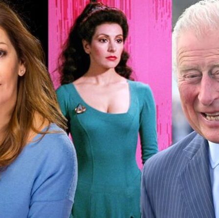 La légende de Star Trek, Marina Sirtis, s'exprime sur le fait d'être "l'escorte officielle" du prince Charles