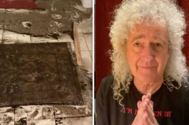 La légende de la reine Brian May a du mal à dormir après que sa maison a été ruinée par les crues éclair de Londres