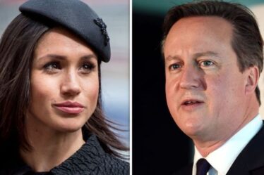 La politique de Meghan Markle mise à nu ?  La duchesse a félicité David Cameron pour son « acte de classe »
