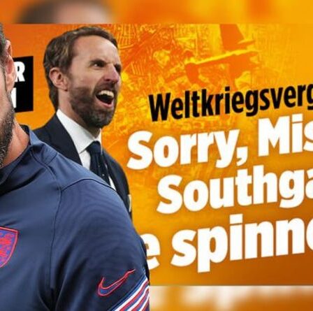 La presse allemande devient folle après le commentaire de Gareth Southgate en temps de guerre "Trop de films Churchill"