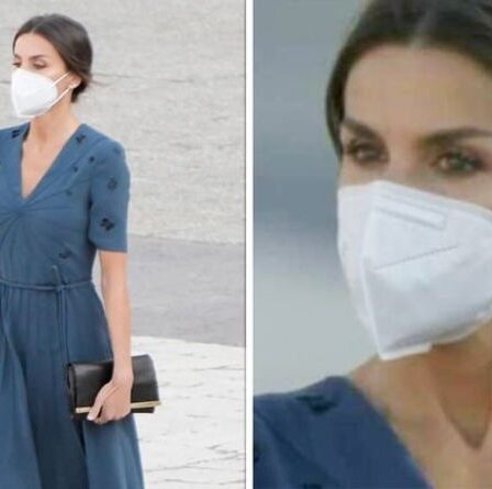 La reine Letizia «tout simplement magnifique» en bleu en pleurant pour les victimes de Covid – «ne pouvait pas l'aider»