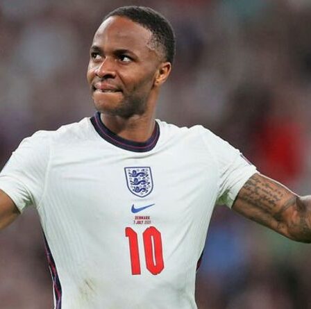 La star anglaise Raheem Sterling explique les célébrations dans les vestiaires avant le choc contre l'Italie