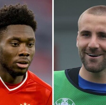La star de Man Utd, Luke Shaw, brillamment saluée par Alphonso Davies du Bayern - "Il va mieux!"
