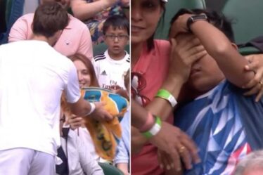 Le geste chic de Cameron Norrie après avoir frappé un garçon avec une balle au visage pendant le match de Federer