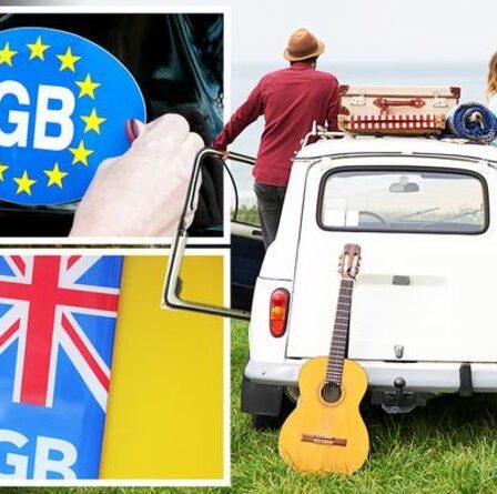 Le gouvernement interdit l'autocollant emblématique du Royaume-Uni et exhorte les Britanniques à acheter une nouvelle plaque d'immatriculation au Royaume-Uni à la place