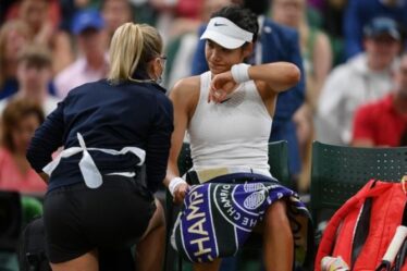 Le père d'Emma Raducanu rompt le silence après le retrait de la star de Wimbledon dans des scènes inquiétantes