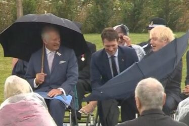 Le prince Charles en points de suture alors que Boris Johnson se débat avec une gaffe de parapluie maladroite
