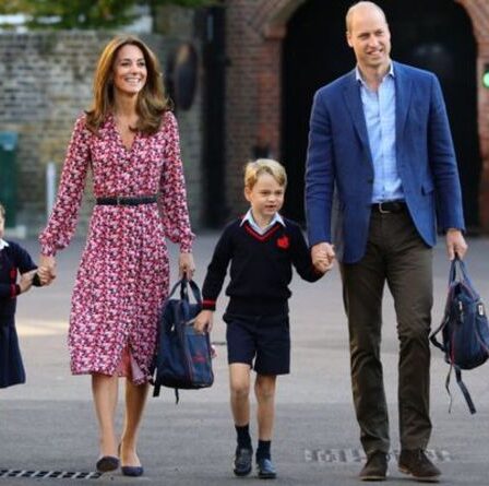 Le prince George s'apprête à suivre la règle royale Kate et le prince William ont rompu à l'âge de 12 ans