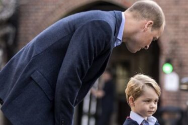 Le prince William a réconforté son fils nerveux George avec des conseils simples pour l'appareil photo - lecteur de lèvres