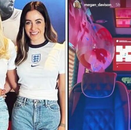 Les WAG de Harry Maguire et Jordan Pickford se rendent à Wembley dans un bus de fête pour le match en Angleterre