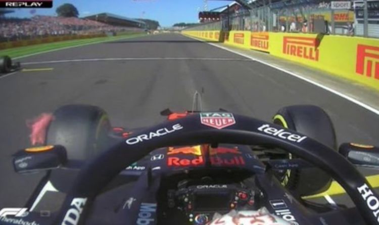 Les freins de Max Verstappen prennent feu lors du duel de course de sprint de Lewis Hamilton