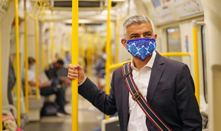 Les règles du masque de Sadiq Khan pour les transports à Londres soutenues par Grant Shapps