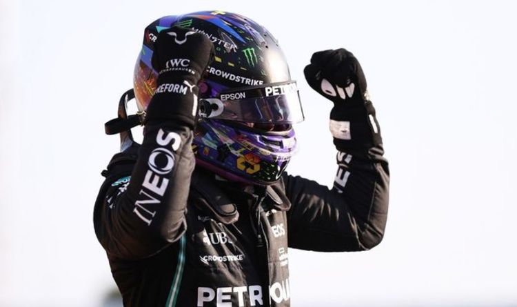Lewis Hamilton étourdit à Silverstone alors qu'il bat Max Verstappen avant le Grand Prix de Grande-Bretagne