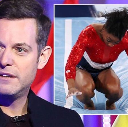 Matt Baker a perdu les mots alors que le dérapage du saut de Simone Biles oblige le gymnaste à se retirer