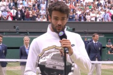 Matteo Berrettini fait une promesse à Wimbledon après la défaite finale de Novak Djokovic