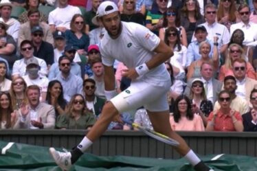 Matteo Berrettini rend les fans de Wimbledon fous avec le lob des préadolescents sur Novak Djokovic