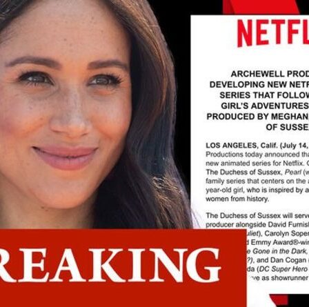 Meghan Markle produira la série animée "Pearl" sur Netflix - nouvelle déclaration