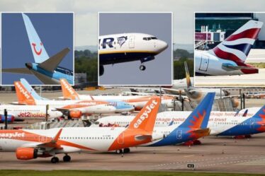 Mises à jour de Jet2, easyJet, TUI, British Airways et Ryanair dans le cadre de la dernière révision de la liste orange