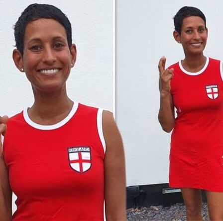 Naga Munchetty suscite la frénésie avec une rare exposition aux jambes dans la robe qu'elle portait pour la dernière fois il y a 25 ans