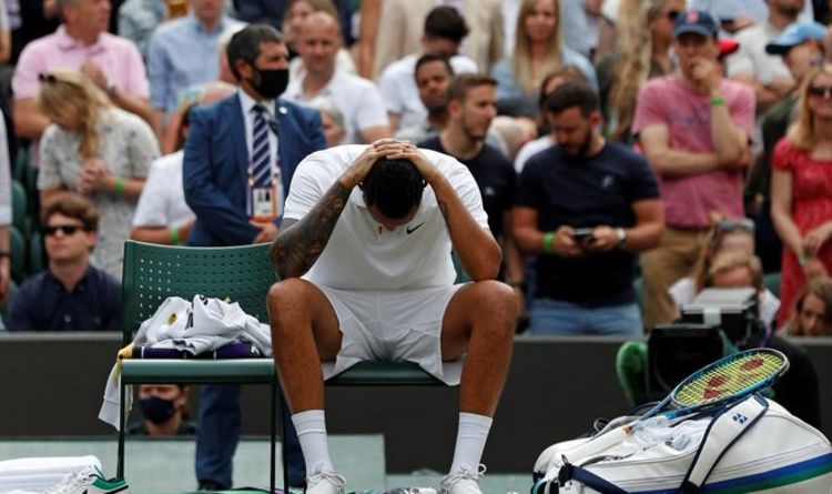 Nick Kyrgios se retire de Wimbledon avec une blessure - "Je ne veux pas le déchirer"