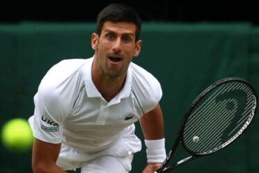 Novak Djokovic risque la réaction de Wimbledon après les commentaires de l'Angleterre contre l'Italie sur l'Euro 2020