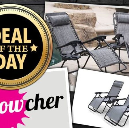OFFRE DU JOUR: Ensemble de chaises longues de jardin à prix réduit de plus de 70 % - où trouver