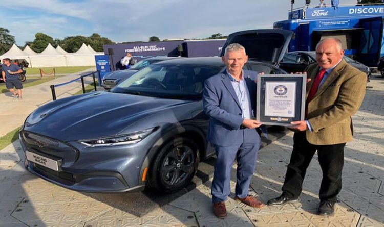 Record du monde : la Mustang électrique bat le record de consommation d'énergie de John O' Groats