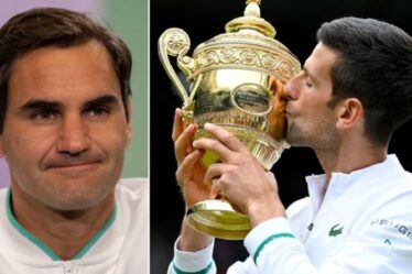 Roger Federer "fier" après que Novak Djokovic ait égalé le record du Grand Chelem avec la victoire de Wimbledon