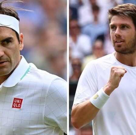 Roger Federer pourrait avoir des inquiétudes avec Cameron Norrie avant le match de troisième tour à Wimbledon