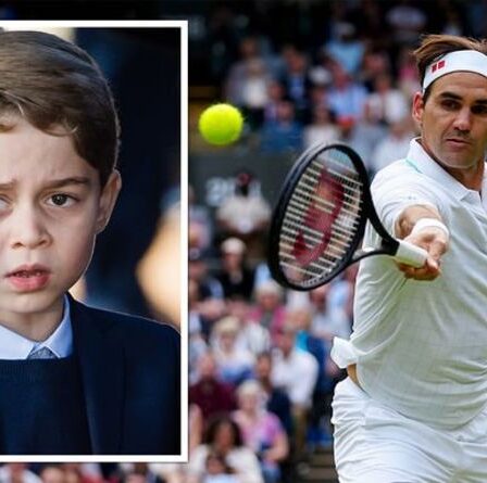 Séance de tennis privée de Prince George avec Roger Federer : "Il avait un bon swing"