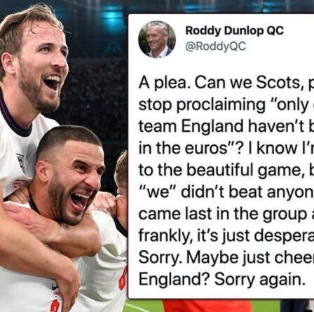 Un avocat écossais s'en prend aux Écossais "désespérés" en Angleterre à l'Euro 2020