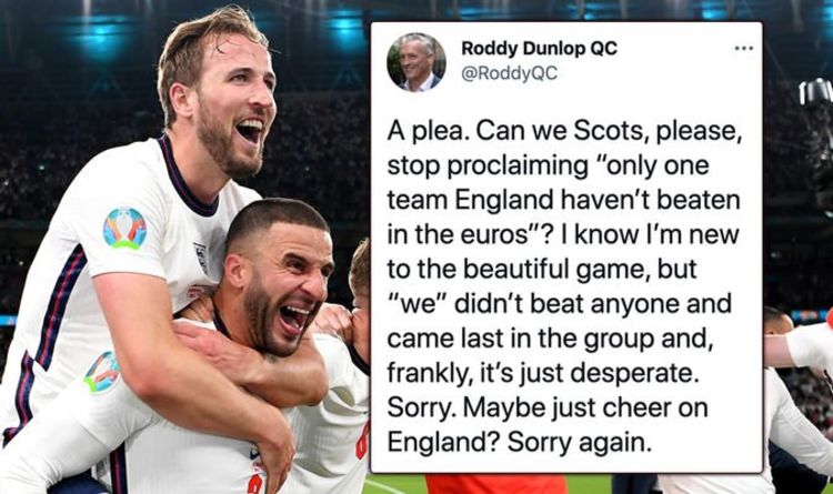 Un avocat écossais s'en prend aux Écossais "désespérés" en Angleterre à l'Euro 2020