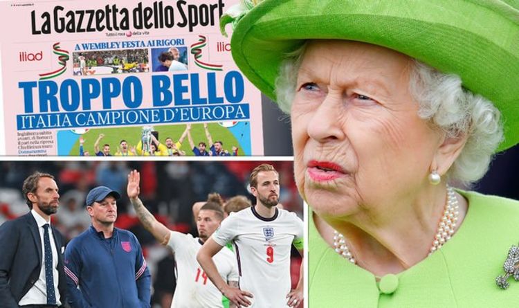 Un journal italien jubilatoire se moque de la reine après le chagrin de l'Euro 2020 - "Nous étions plus forts"