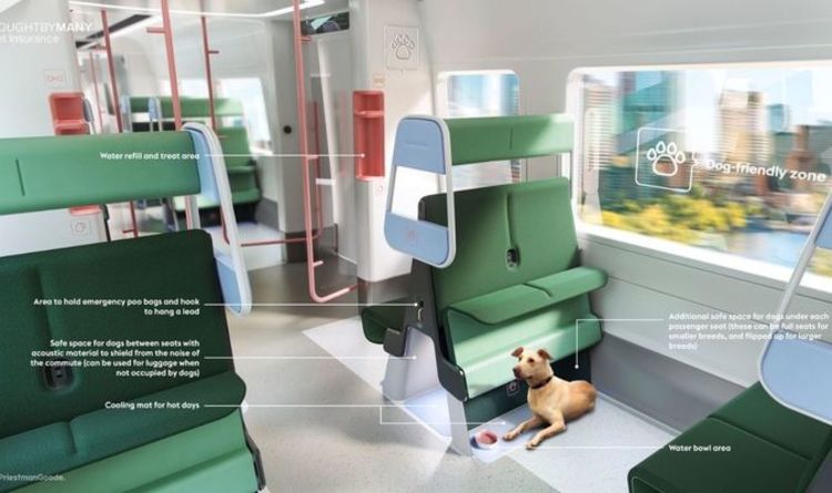 Une conception de wagon de train adaptée aux chiens dévoilée pour aider 840 000 cabots à se rendre au travail quotidien
